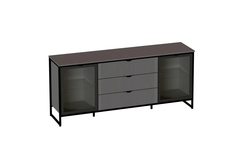 Модульная гостиная "Нора" композиция #3 Графит